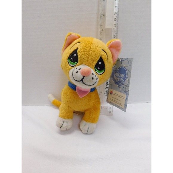 Precious Moments 7" Orange Kitty Cat Plush - Picture 1 of 3